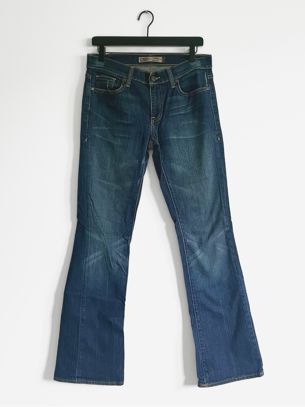 Old Navy Y2K Vintage Low Waist Boot-Cut Women’s Jeans Dark Wash 6 Long